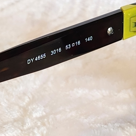 DONNA KARAN NEW YORK DY DKNY 4655 3016 Havana EYEGLASSES 53-16-140mm FRAMES ONLY - Picture 5 of 7